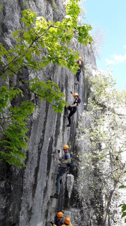 Echelles finales à la Roche au Dade